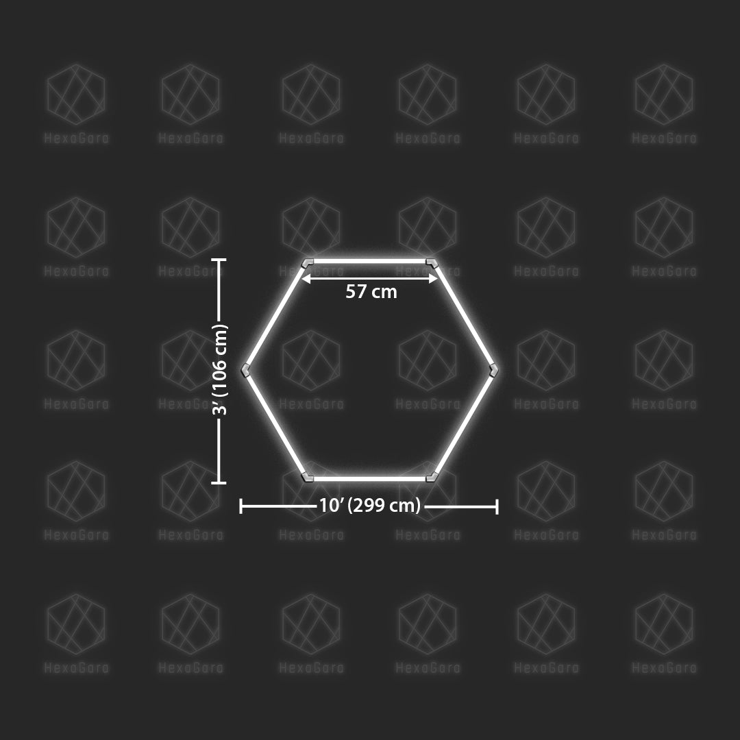 Grille lumineuse hexagonale - Hex individuel