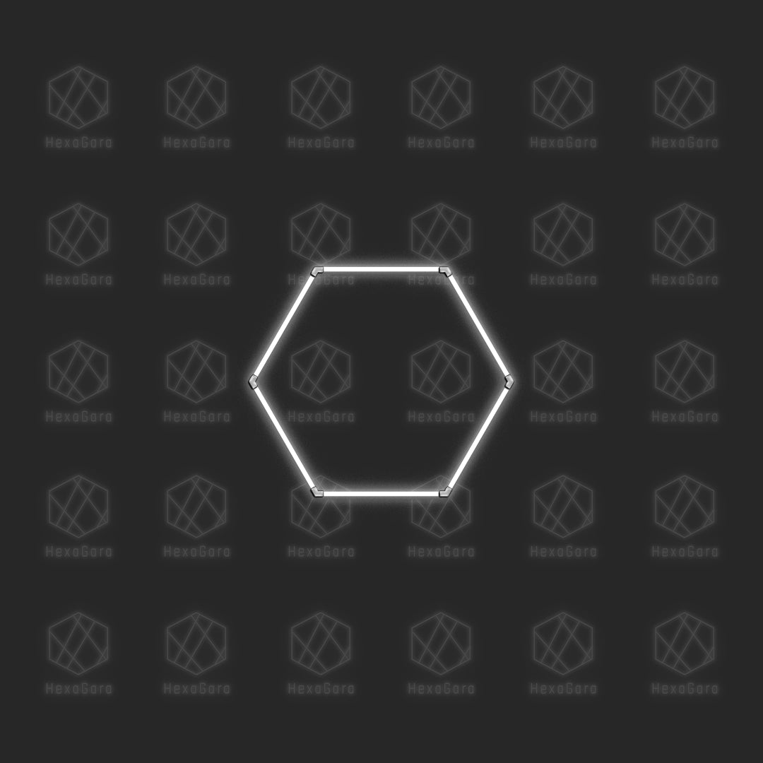 Hexagon Lights Grid - Large Individual Hexagons (4' * 3'6"/ 1.2M x 1M)