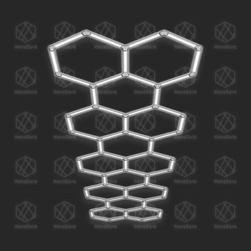 Hexagon Lights Grid - 14 Hexagons (5'3" x 21'8"/ 1.6M x 6.6M)