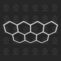 Hexagonal Lights Grid - 7 Hex - Long - HexaGara