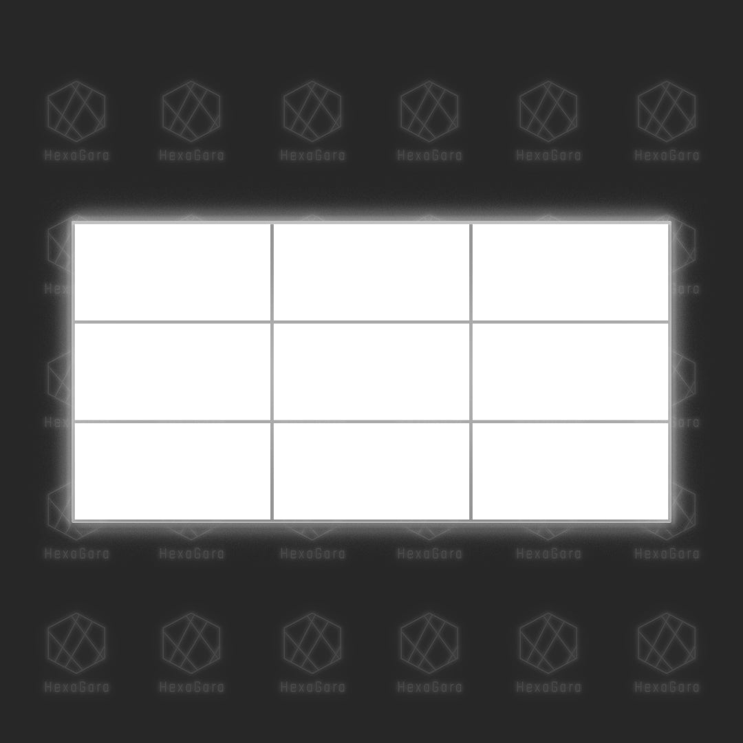 LED Ceiling Panel Light Box 3 x 3 (3.7M x 1.4M) - HexaGara