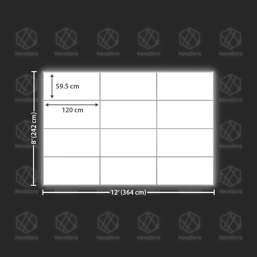 LED Ceiling Panel Light Box 3 x 4 (3.7M x 2.4M)