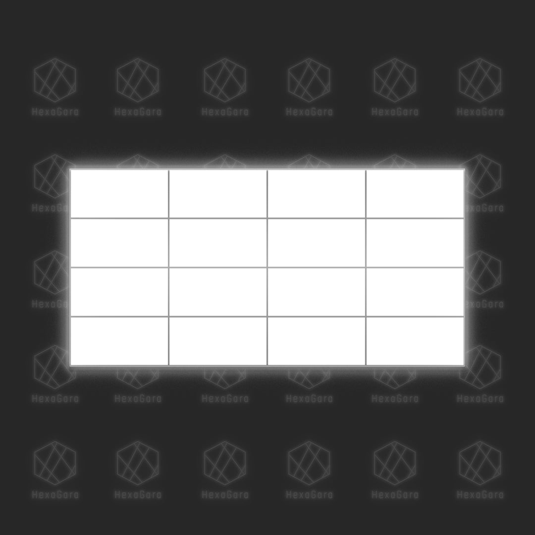 LED Ceiling Panel Light Box 4 x 4 (4.8M x 2.4M) - HexaGara