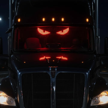 Devil Eyes Flexible Car LED Screen - Remote Control (Multiple Sizes) - HexaGara