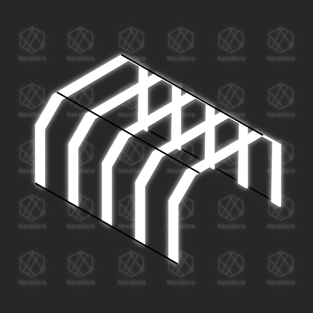 Light Tunnel (240mm) for Garages, Car Detailing Shops