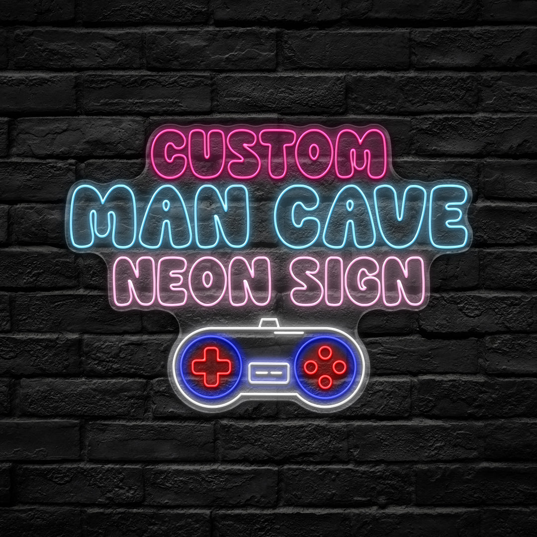 Custom Man Cave LED Neon Sign - HexaGara