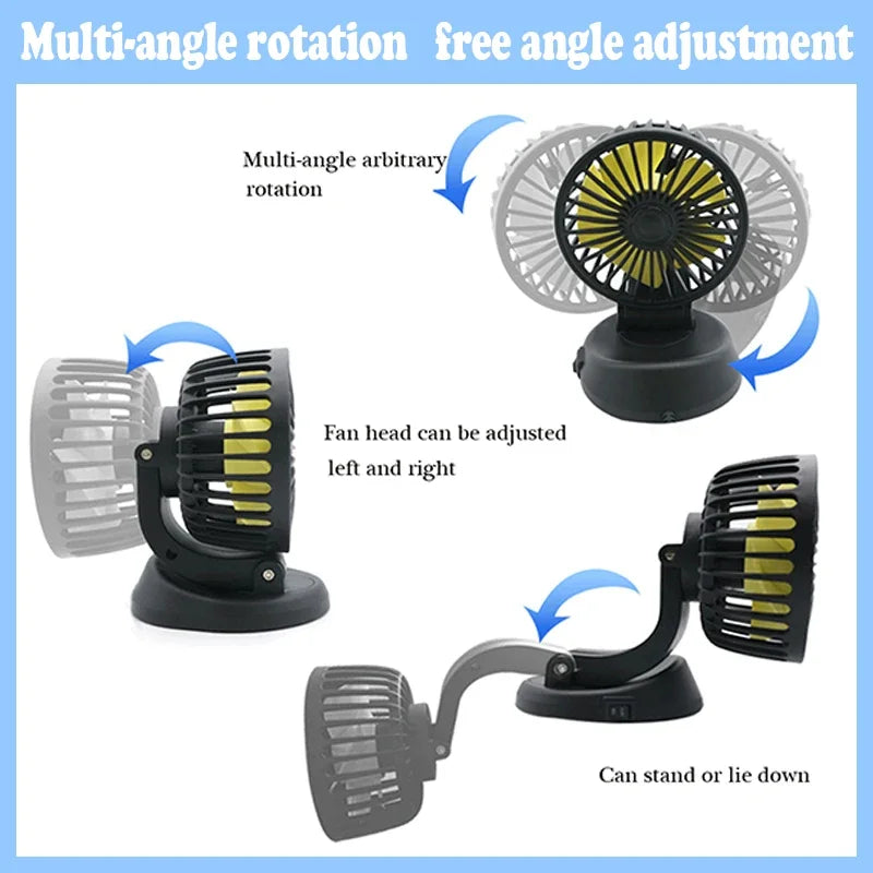 Single-Head Car Fan