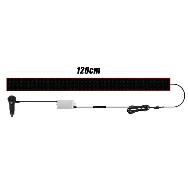 Devil Eyes Flexible Car LED Screen - Remote Control (Multiple Sizes) - HexaGara