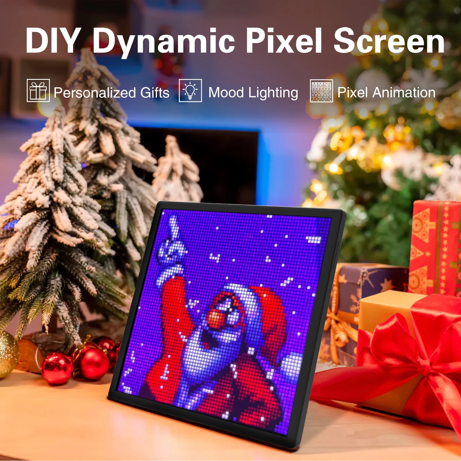 Smart LED Pixel Art Frame | 64x64 RGB, App Control | Hexagara – HexaGara