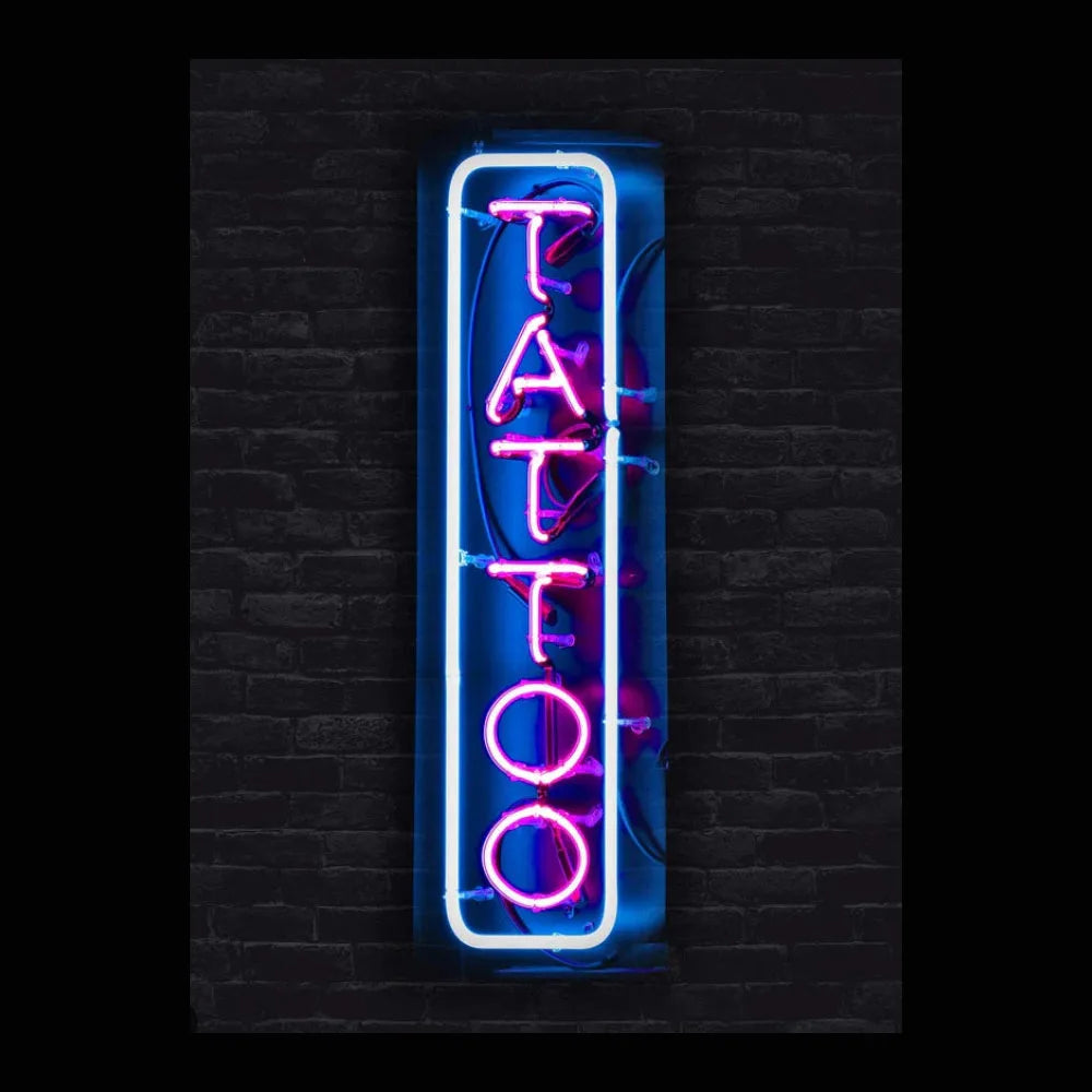 TATTOO Glass Neon Sign