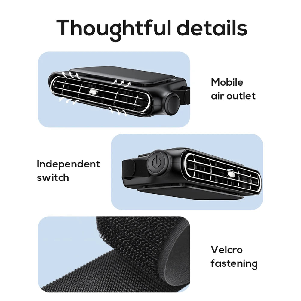Car Headrest Cooling Fan