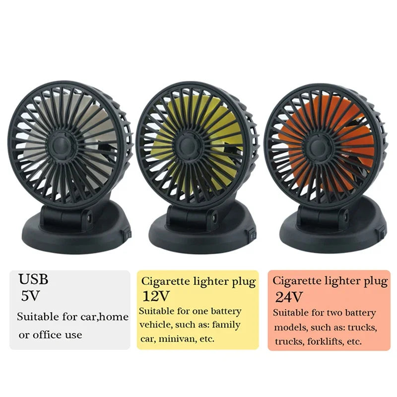 Single-Head Car Fan