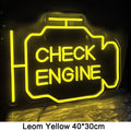 Check Engine LED Neon Sign - HexaGara