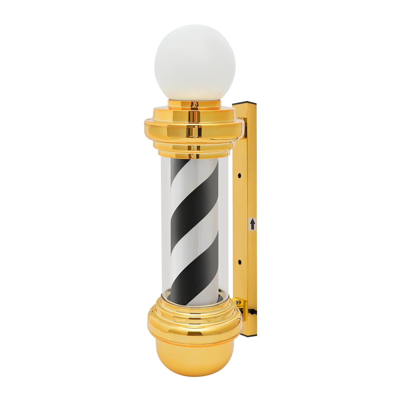 Barber LED Pole Light (Gold Caps, 68cm x 23cm)