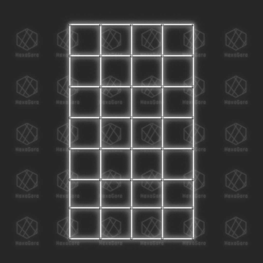 Square Lights - 28 Oversized Squares (28' x 16')