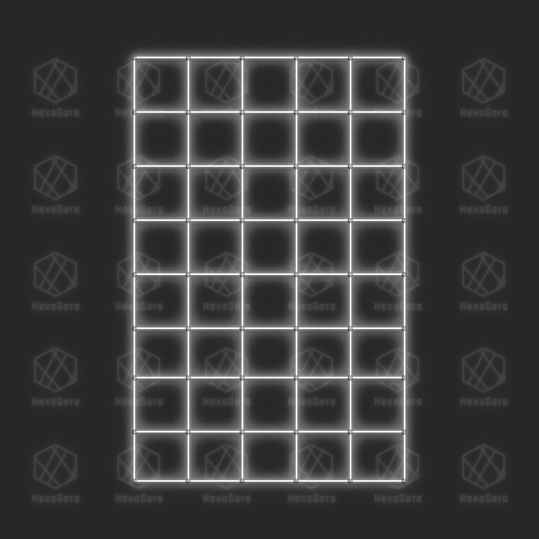 Square Lights - 40 Oversized Squares (32' x 20')