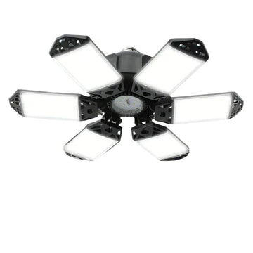 Super Bright Multi-Directional Ceiling Garage Lights - 6 Panels (15k Lumens) - HexaGara