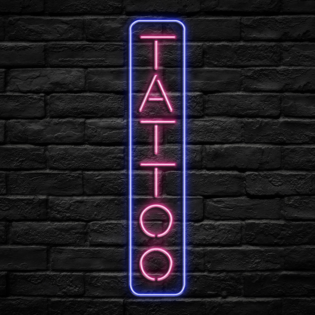 TATTOO Glass Neon Sign - HexaGara