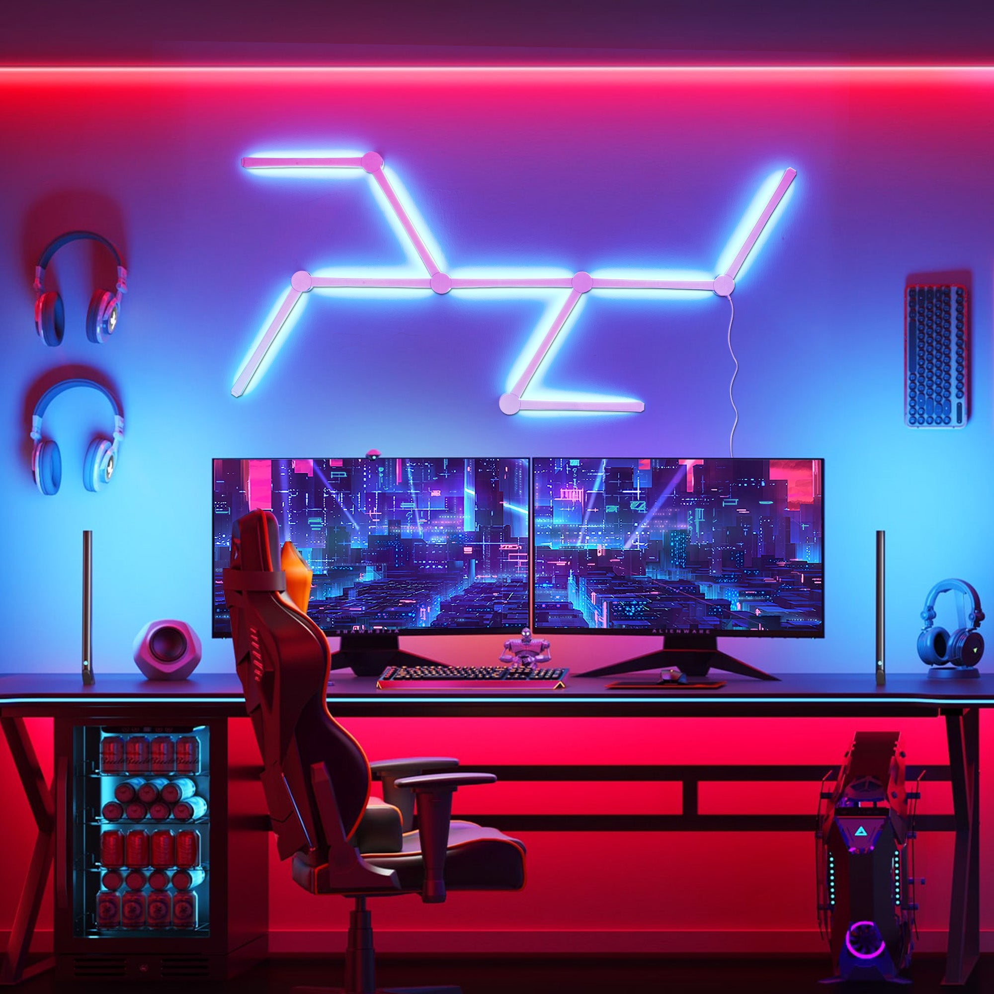 Modular Triangle Wall Light (RGB)