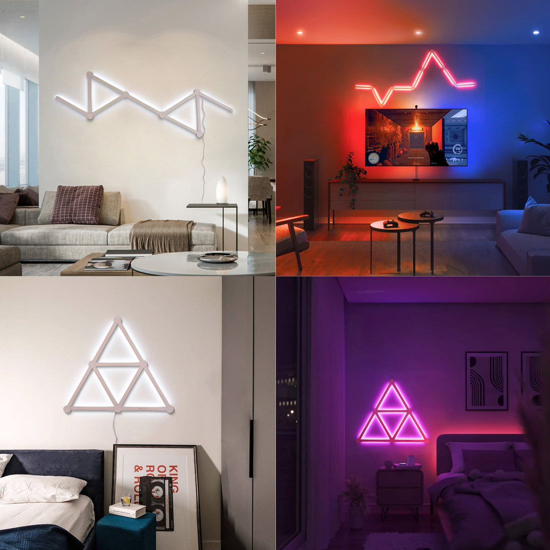 Modular Triangle Wall Light (RGB)