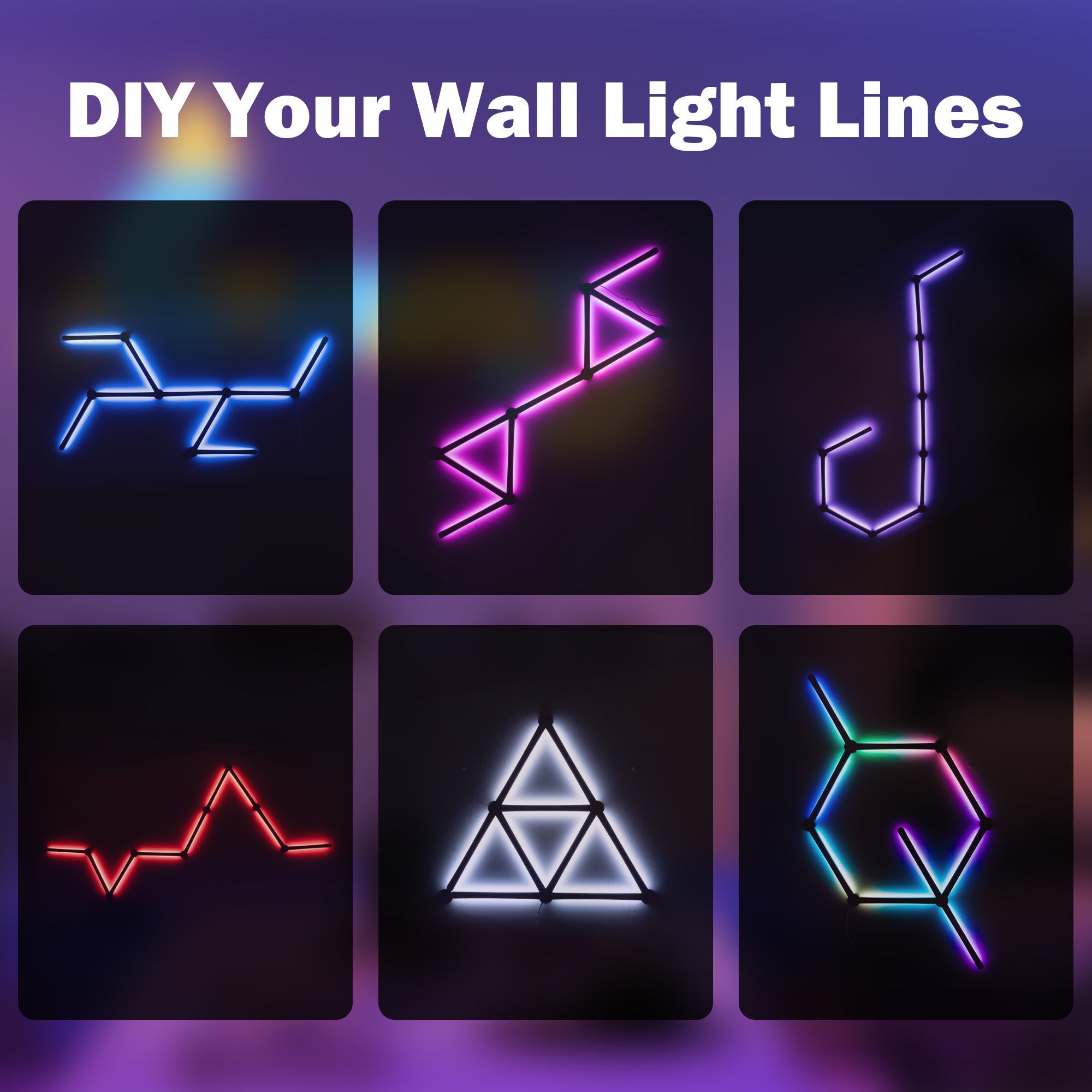 Modular Triangle Wall Light (RGB)