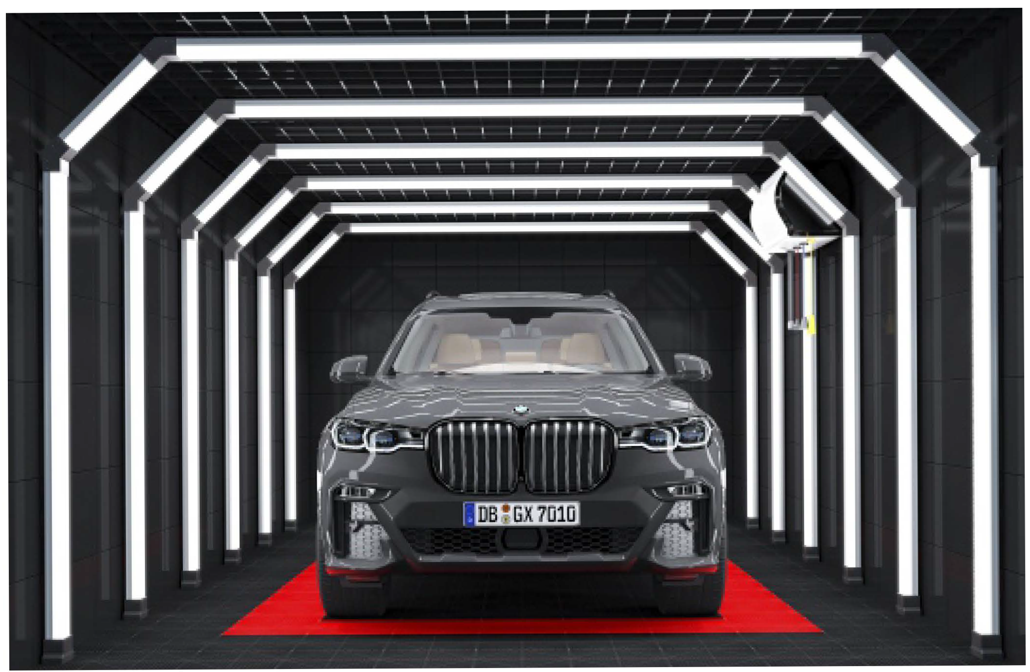 Light Tunnel (100mm) for Garages, Car Detailing Shops