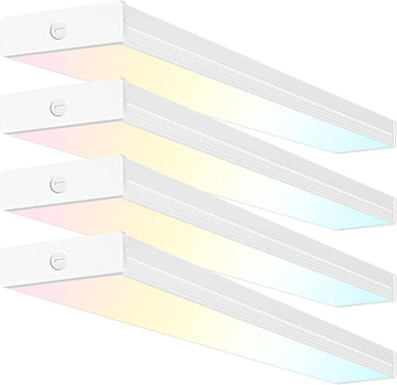 4-FT LED Wraparound Light (3 Wattages/3 Lumens/3 CCT Selectable) (4-Pack)