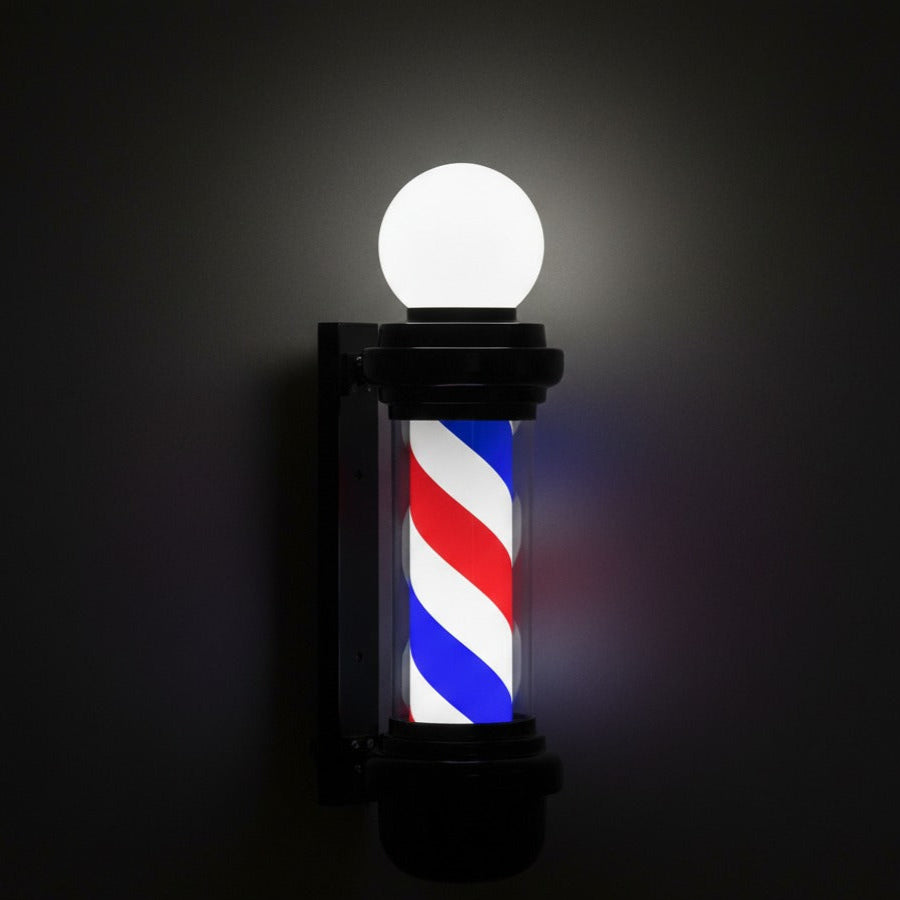 Barber Shop Rotating Entrance Pole Light - 60cm x 24cm - HexaGara