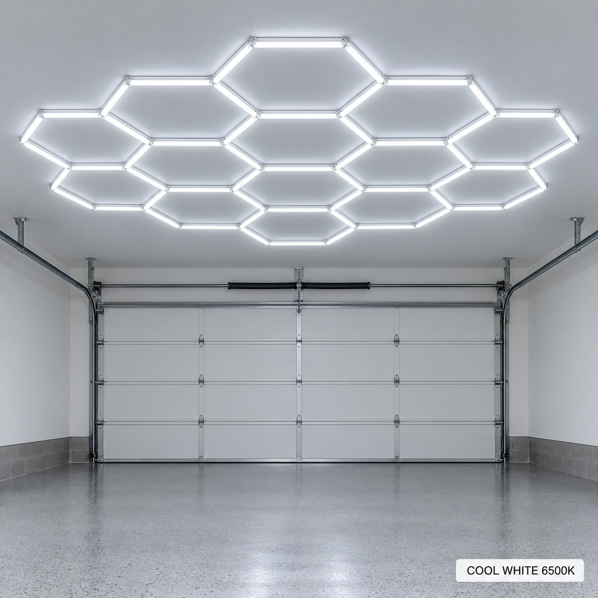 Illustrative cool white 6500K lighting