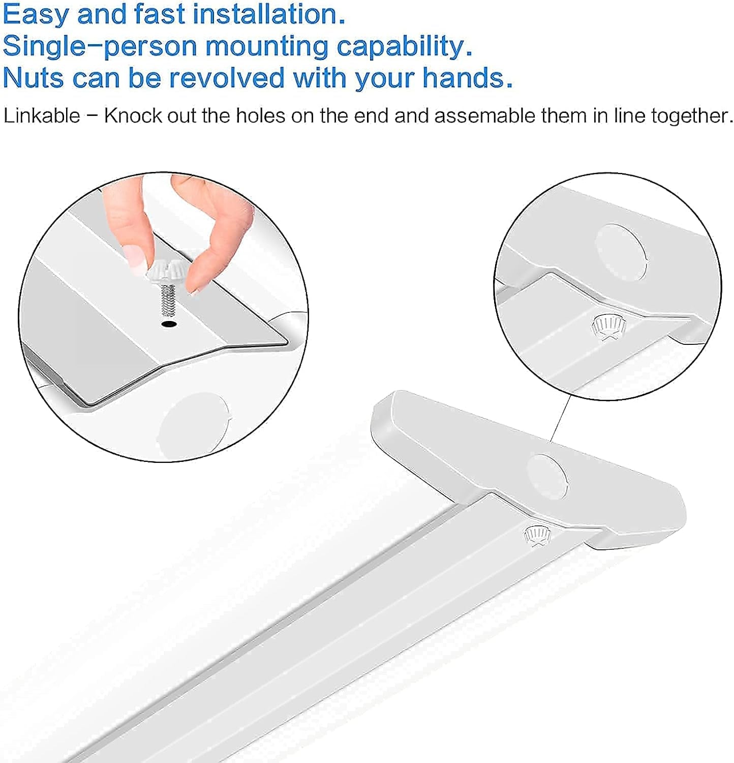 4-Pack 8FT 110W Slim LED Shop Lights-3