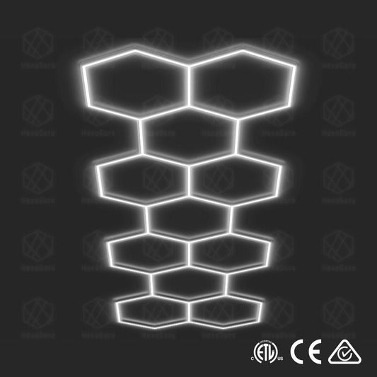 Hexagonal Lights Grid - 11 Hex -