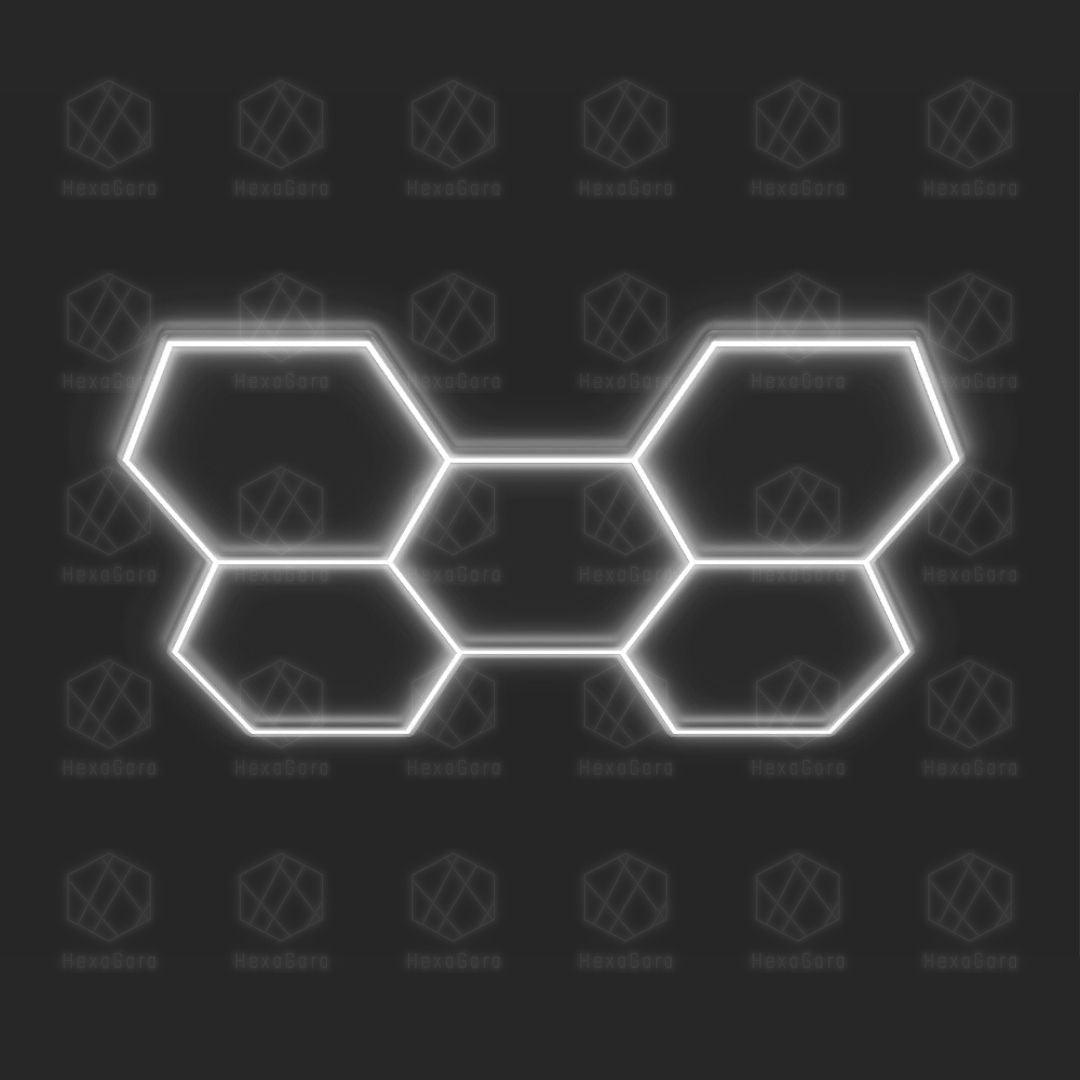 Hexagonal Lights Grid - 5 Hex - HexaGara