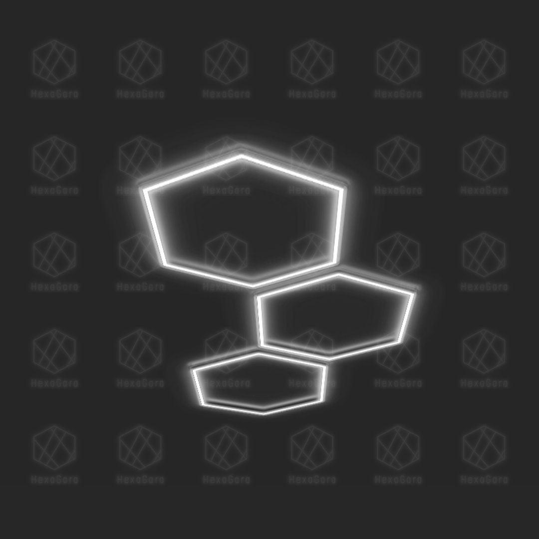 Hexagonal Lights Grid - Individual Hex - HexaGara