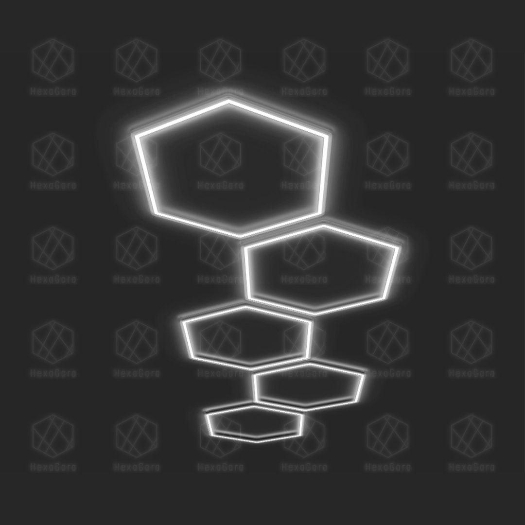 Hexagonal Lights Grid - Individual Hex - HexaGara