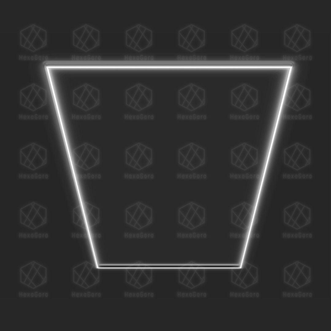 Single rectangular LED light grid, 16 by 8 feet