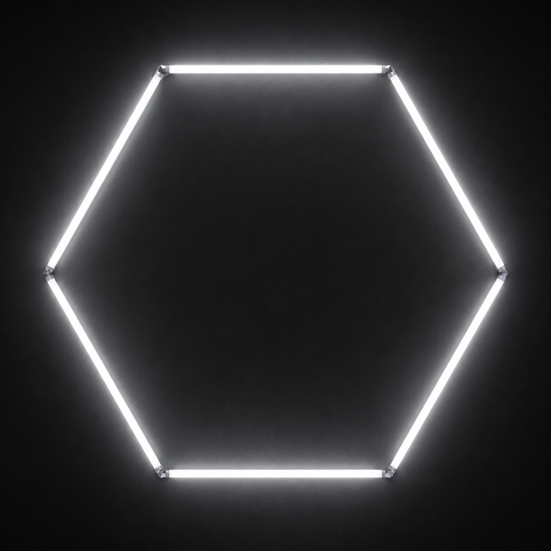 X-Large single hexagon LED light in 6500K cool white