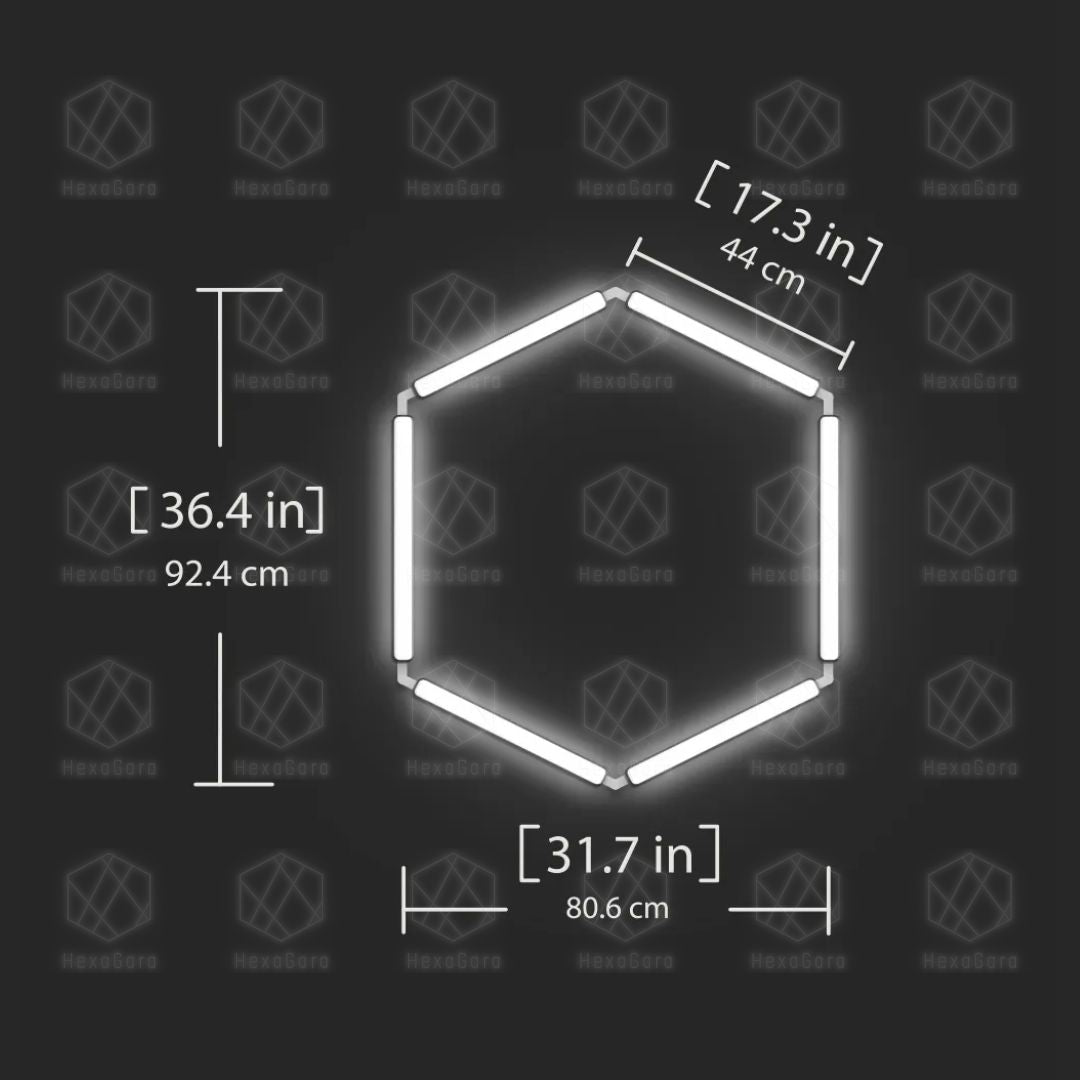 Hexagonal Lights Grid - Individual Hex - HexaGara