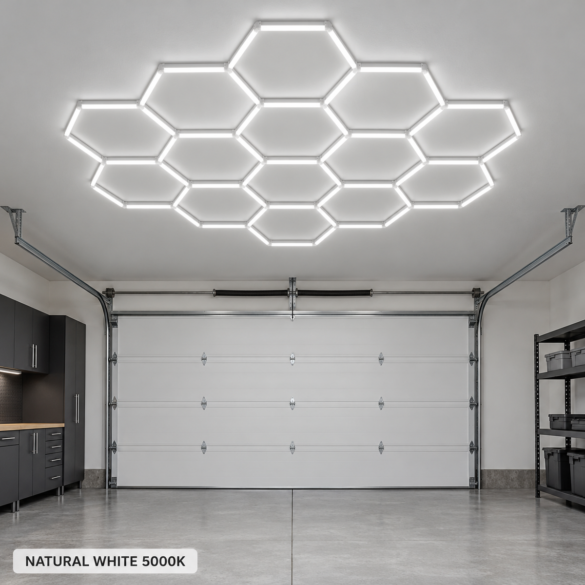 Illustrative natural white 5000K lighting