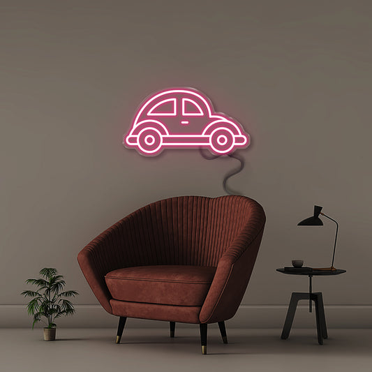 Beetle Car LED Neon Sign