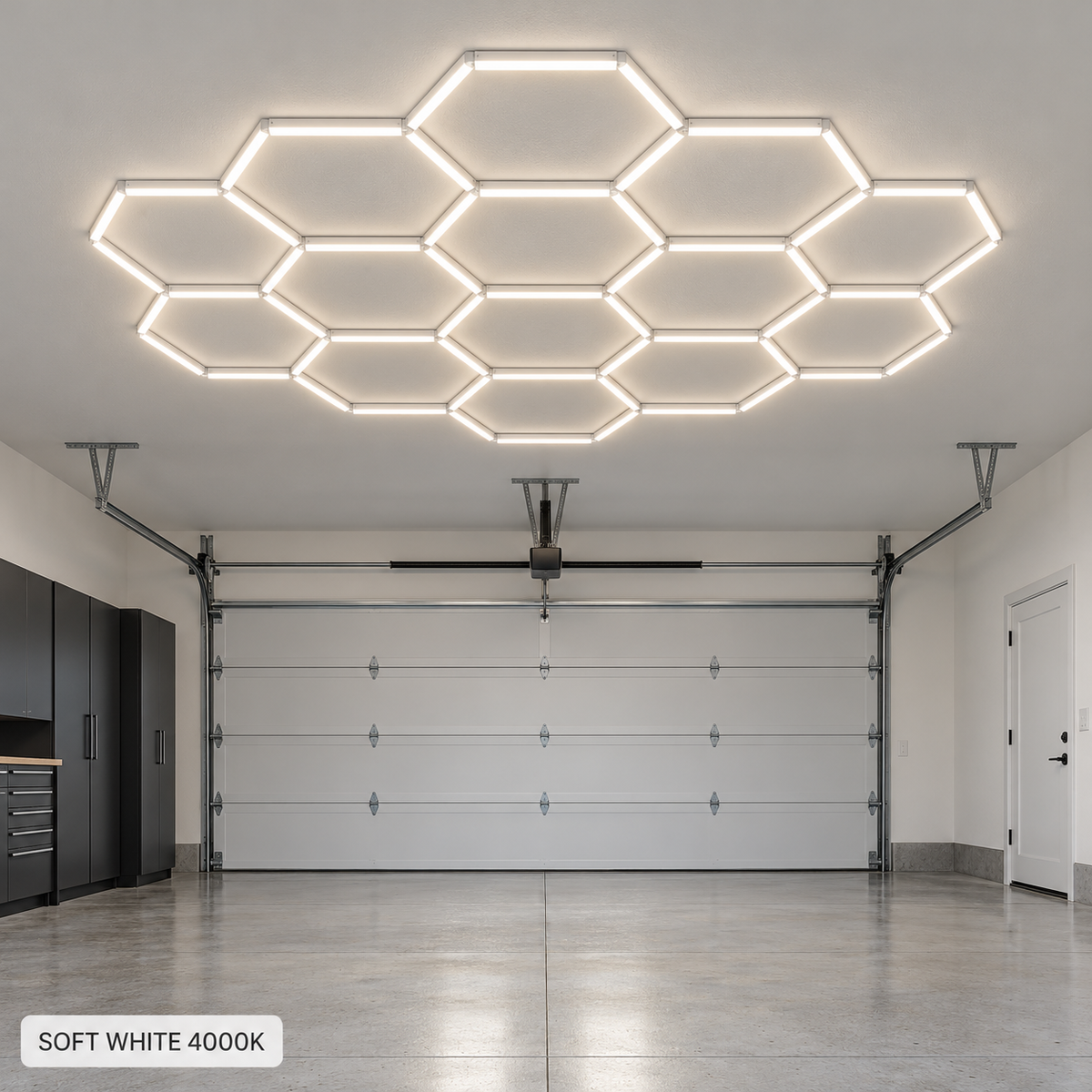 Illustrative soft white 4000K lighting