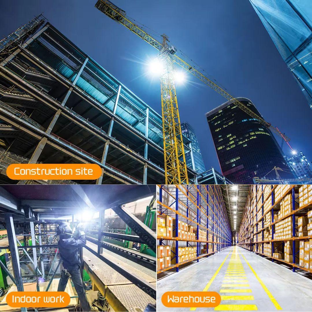 Temporary Work Lights Linkable (60W - 150W) 150LM/W Heavy Duty - HexaGara