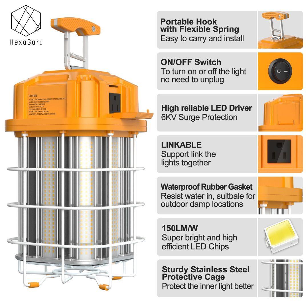 Temporary Work Lights Linkable (60W - 150W) - HexaGara